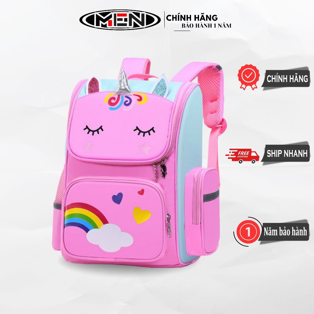 Balo chống gù lưng hình ngựa pony cute dễ dương chống nước [XÃ HÀNG]
