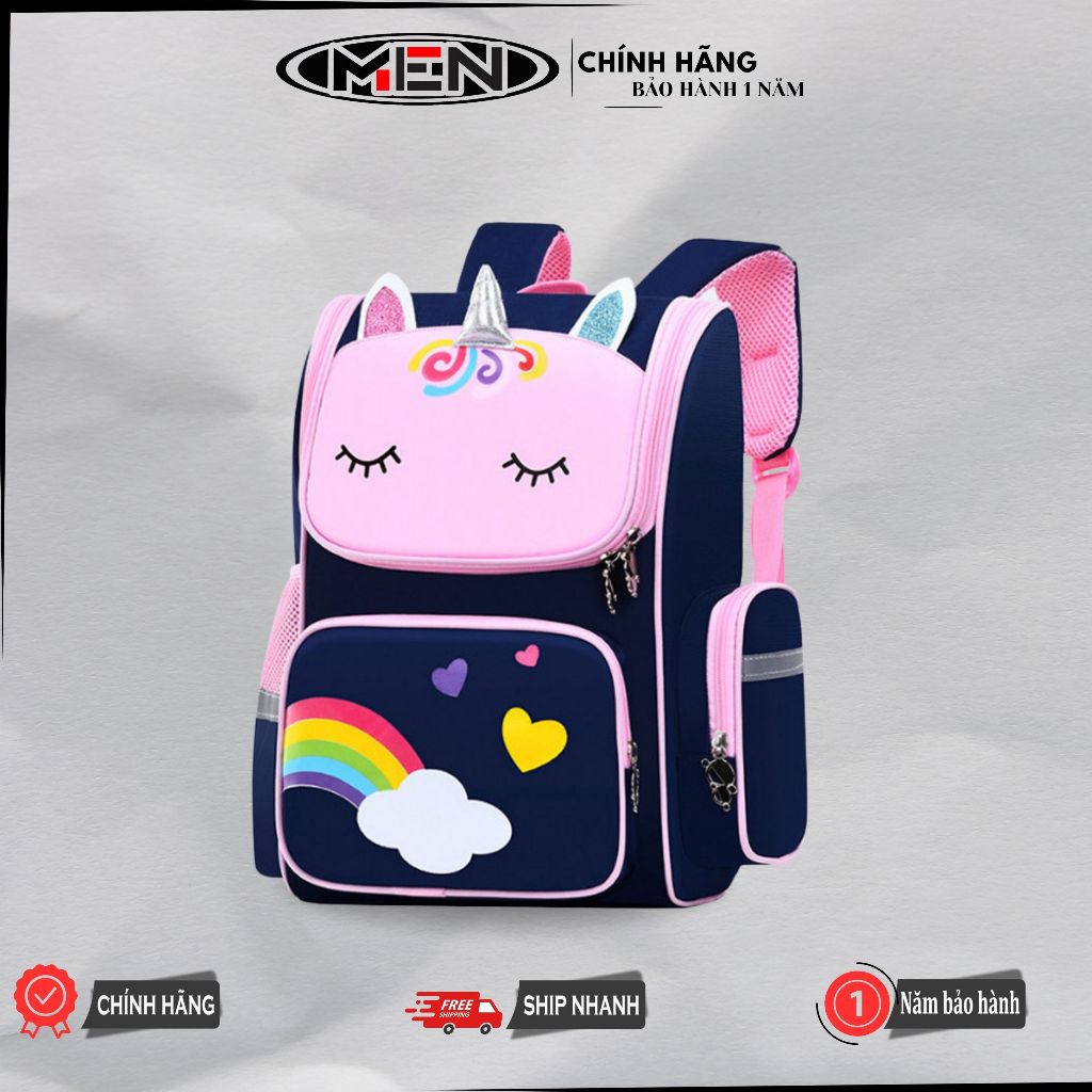Balo học sinh cấp 1 chống gù lưng hình ngựa pony siêu cute chống thắm nước tiện ích [MẪU MỚI]