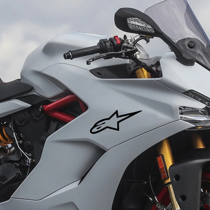 [Tem lột tách nền] NGÔI SAO ALPINESTAR. Decal hình dán xe máy, nón bảo hiểm, Vespa. Sticker xe điện, dán xe đạp điện