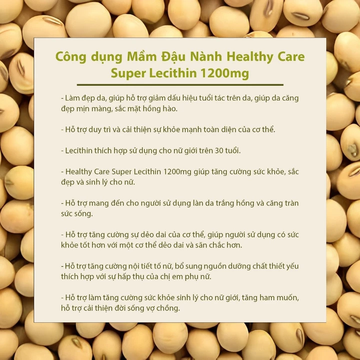 Healthy Care Australian Heart health Super Lecithin 1200mg – 4