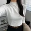 Áo Giữ Nhiệt Nữ Co Giãn 4 Chiều Cổ Cao 3 Phân LÓT NỈ Dài Tay Áo Giữ Nhiệt Nữ 4 Màu HOTTREND MIAA