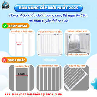 Thanh Chắn Cửa, Thanh Chắn Cầu Thang Pakey loại to dày nặng, cao 79cm bảo vệ bé an toàn
