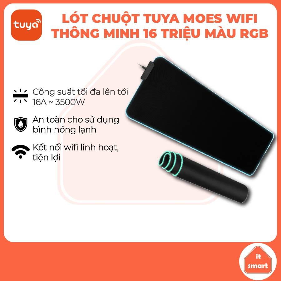 Lót chuột thông minh Tuya Moes RGB