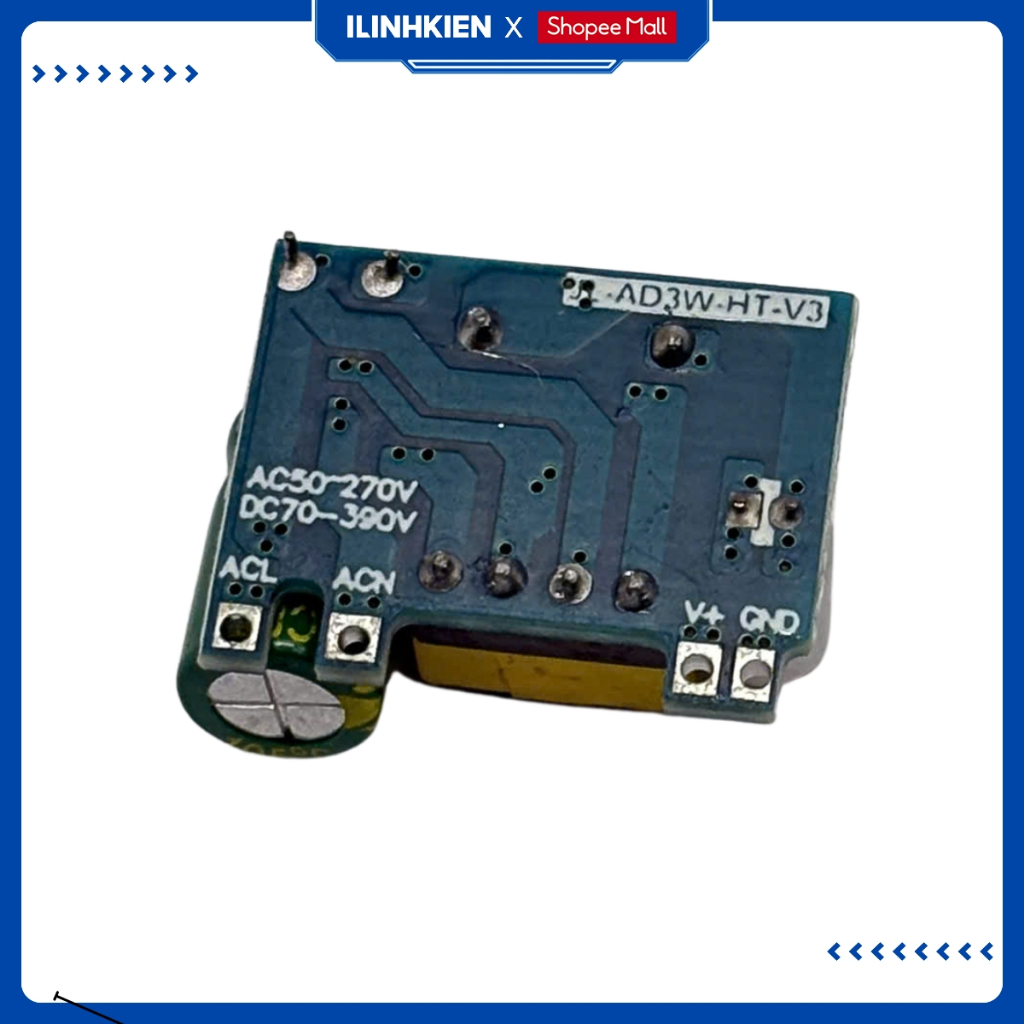 Mạch nguồn xung mini 5V 700mA  12V 400mA chính hãng Ilinhkien