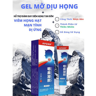 Gel mỡ dịu họng APDMP 20g | Gel bôi ngoài da cổ họng | Gel mát lạnh bạc hà dịu khô rát ngứa họng