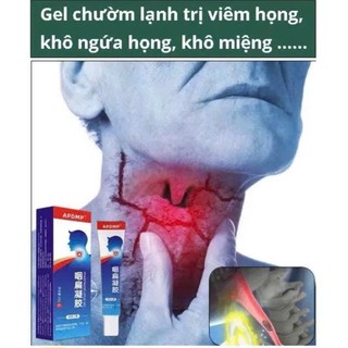 Gel mỡ dịu họng APDMP 20g | Gel bôi ngoài da cổ họng | Gel mát lạnh bạc hà dịu khô rát ngứa họng