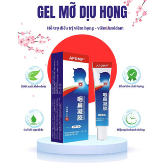 Gel mỡ dịu họng APDMP 20g | Gel bôi ngoài da cổ họng | Gel mát lạnh bạc hà dịu khô rát ngứa họng