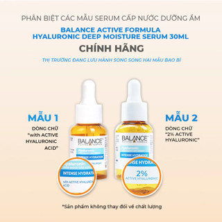 Serum Cấp Nước Dưỡng Ẩm Balance Active Formula Hyaluronic Deep Moisturizing 30ml
