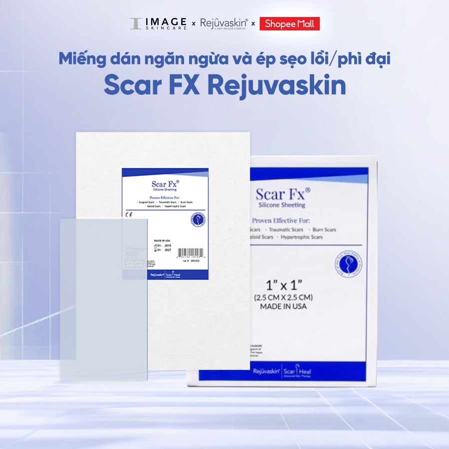 Miếng Dán Ngăn Ngừa Và Ép Sẹo Lồi / Phì Đại Rejuvaskin Scar FX