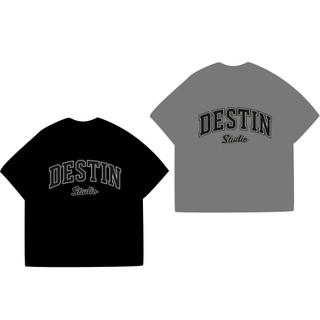 Áo Thun Local Brand DESTIN "Destin" Áo Thun Boxy Form Rộng Unisex 250Gsm Cotton