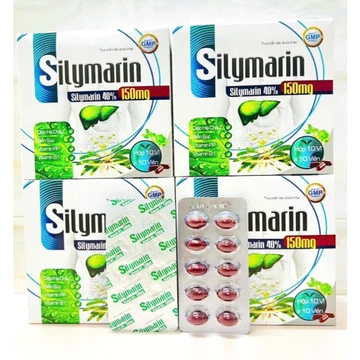 silymarin 150mg cà gai leo, diệp hạ châu giúp bổ gan, mát gan, giải độc, hạ men gan, tăng cường chức năng gan Sylimarin