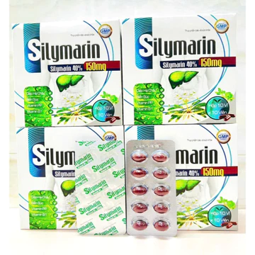 silymarin 150mg cà gai leo, diệp hạ châu giúp bổ gan, mát gan, giải độc, hạ men gan, tăng cường chức năng gan Sylimarin