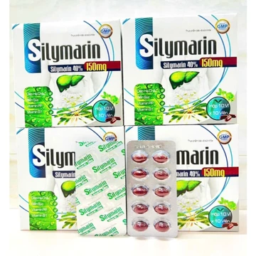 silymarin 150mg cà gai leo, diệp hạ châu giúp bổ gan, mát gan, giải độc, hạ men gan, tăng cường chức năng gan Sylimarin