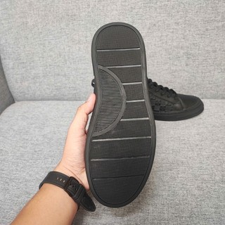 [ NEAN SHOES ] Giày Sneaker Nam Cổ Lửng NEAN Shoes Cao Cấp Đế Cao Su Đúc 5cm Màu Kem Trắng Đen