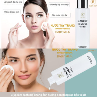 [Hot] Nước Tẩy Trang Cho Da Nhạy Cảm Make Up Remove Baby Milk - Hàng Hiệu Cao Thiên Nhi