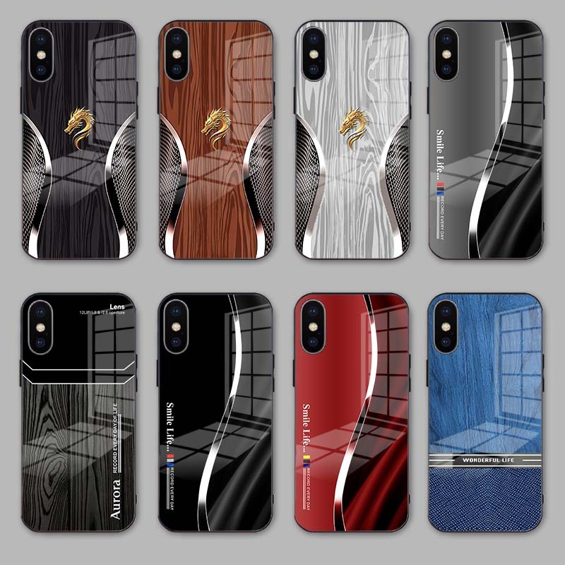 Ốp Lưng cho IPHONE X/ XS/ XS MAX – Rồng vân gỗ may mắn – Cao cấp, chống trầy, thời trang