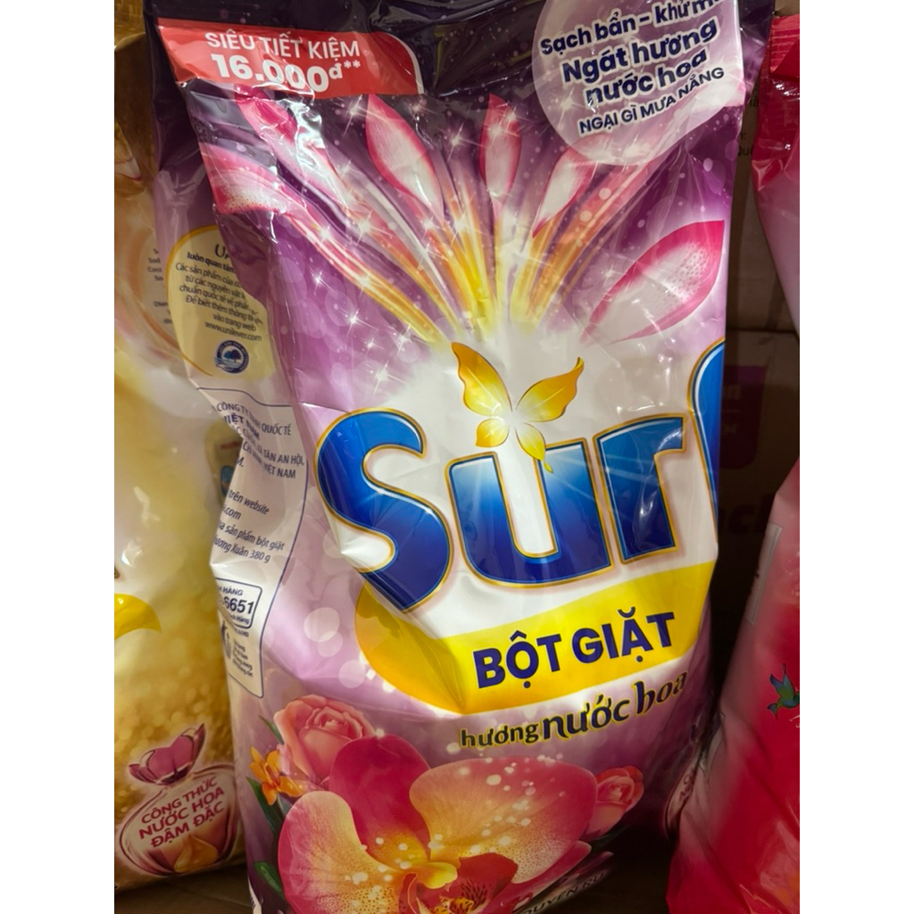 Bột Giặt Surf Hương Nước Xả Vải 5,5kg/Hương Nước Hoa 5,3kg - BGSUR