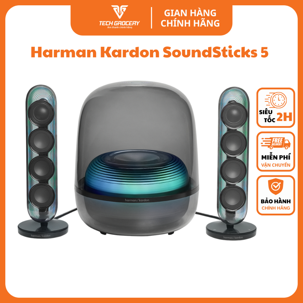 [SoundSticks 5] Loa Bluetooth Harman Kardon Soundstick 5 -Hàng Chính Hãng PGI Phân Phối