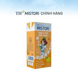 Thùng 48 hộp thức uống Sữa trái cây hương Cam có thạch TH true JUICE milk MISTORI 180ml (180mlx48)