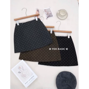 𝑺𝒔𝒖.𝑺𝒕𝒖𝒅𝒊𝒐// [CÓ SẴN]CHÂN VÁY DẠ CHẤM BI HÀNG QC L1 CÓ LÓT QUẦN