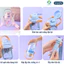Bình nước KITA POP ngộ nghĩnh, có quai xách & dây đeo tiện dụng, nắp thiết kế uống được 2 kiểu