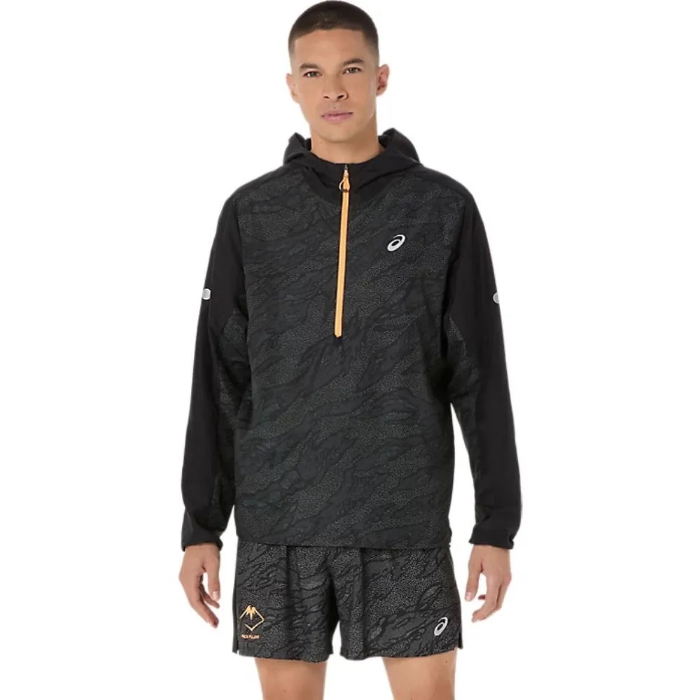 Áo Khoác Gió Thể Thao Asics Nam FUJITRAIL PACKABLE WINDBREAKER 2011D389.002