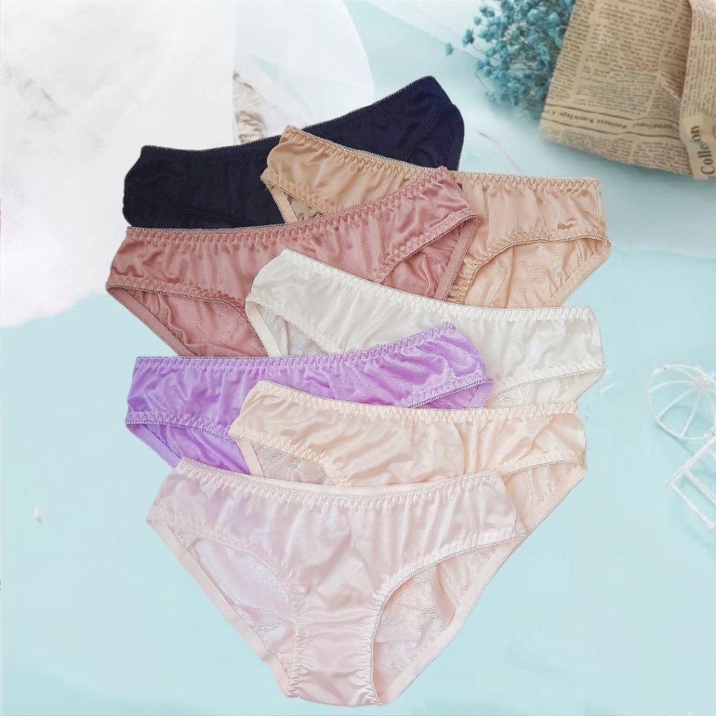 Combo 5 quần lót thun lạnh bóng trơn Angel siêu mềm mượt mịn mát Mã 115 size vòng 3 dưới 96cm