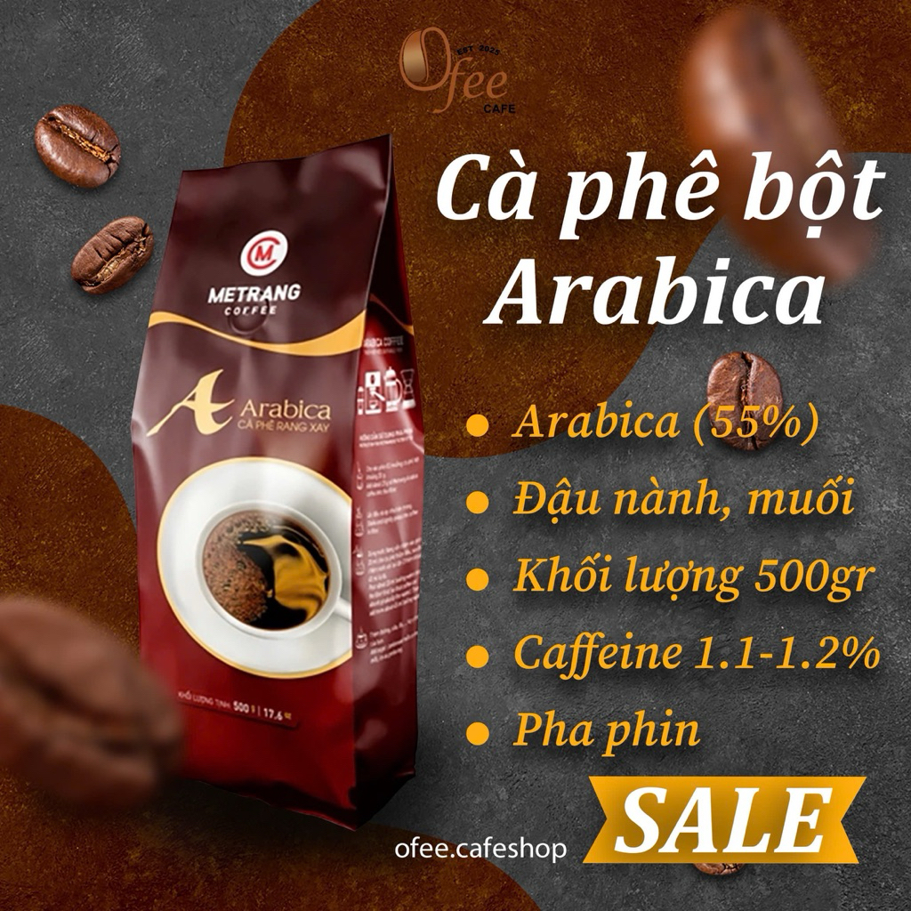 Cà Phê Mê Trang Arabica Rang Xay Nguyên Chất (TẶNG 1 PHIN/1Kg) - Túi ...