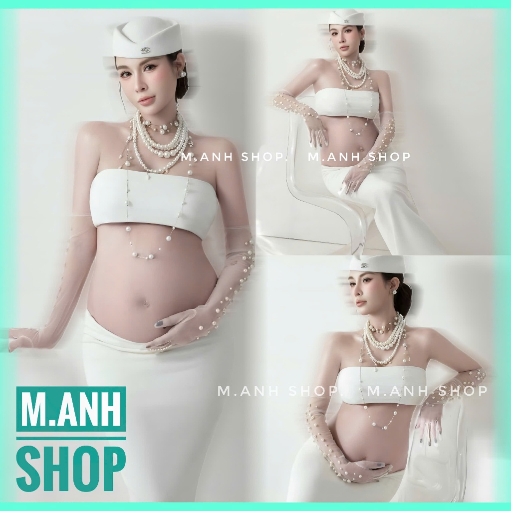Sét Bầu Chụp Studio Concept Xinh Đẹp Cao Cấp