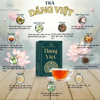 Trà thảo mộc Dáng việt Khang an đường dạng túi lọc tiện lợi