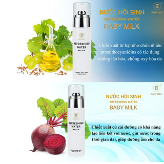 [Hot] Nước Hồi Sinh Refeshing Water Baby Milk (Thay Thế Xịt Khoáng Và Nước Hoa Hồng) - Hàng Hiệu Cao Thiên Nhi