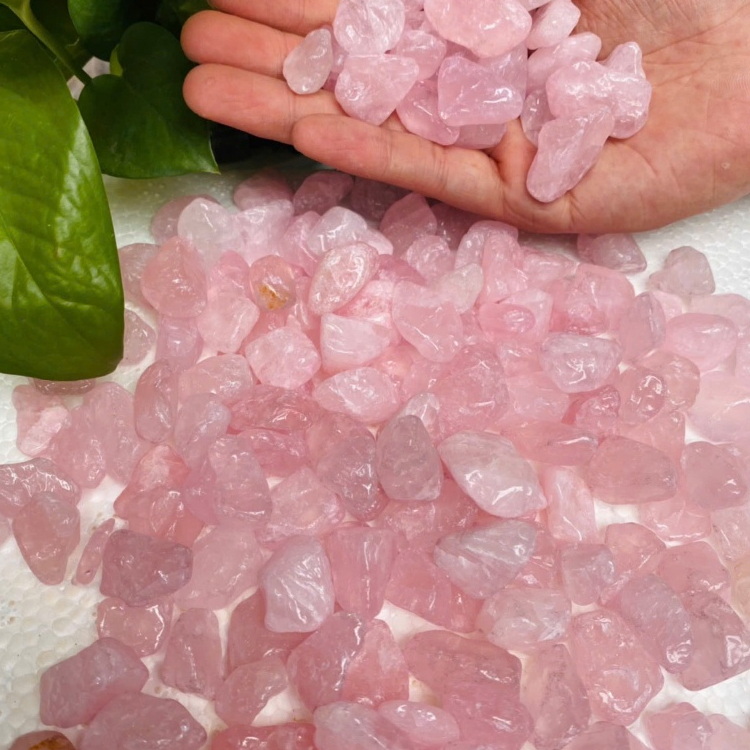 Đá Thạch Anh vụn tự nhiên, nhiều màu đẹp - Đá phong thủy trang trí, rải nền, Đá năng lượng thanh tẩy
