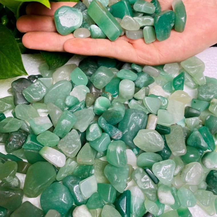 Đá Thạch Anh vụn tự nhiên, nhiều màu đẹp - Đá phong thủy trang trí, rải nền, Đá năng lượng thanh tẩy