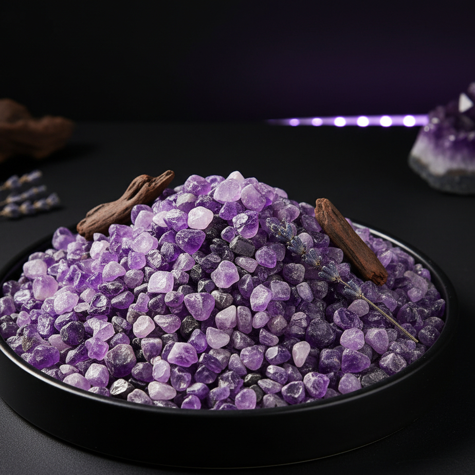 Đá Thạch Anh Tím tự nhiên (Amethyst) - Tăng trí lực, khai mở trực giác, thanh tẩy và thiền định