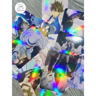 [hàng sẵn] Kaito kid | Hộp thẻ card laser 50 tấm lomo lomocard card mẫu Kaito Kid Conan Thám tử lừng danh