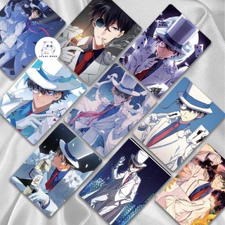 [hàng sẵn] Kaito kid | Hộp thẻ card laser 50 tấm lomo lomocard card mẫu Kaito Kid Conan Thám tử lừng danh