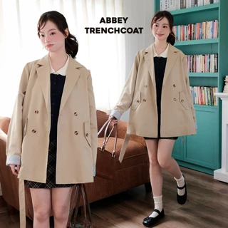 BLEUBIRD Áo khoác vải kaki Abbey Trenchcoat