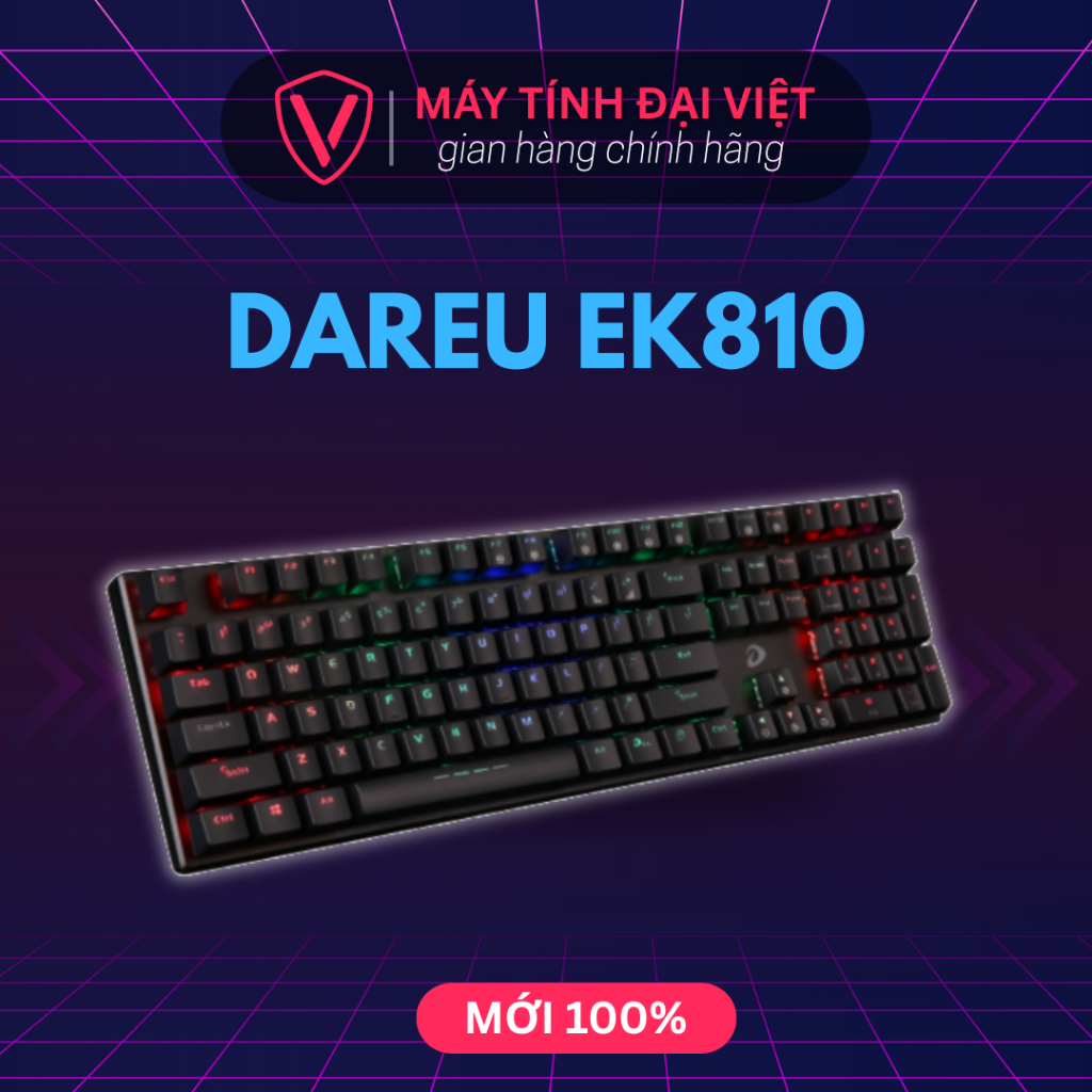 [Chính Hãng] Bàn Phím Cơ Gaming DAREU EK810 | Shopee Việt Nam