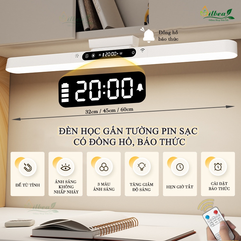 Đèn LED gắn bàn học