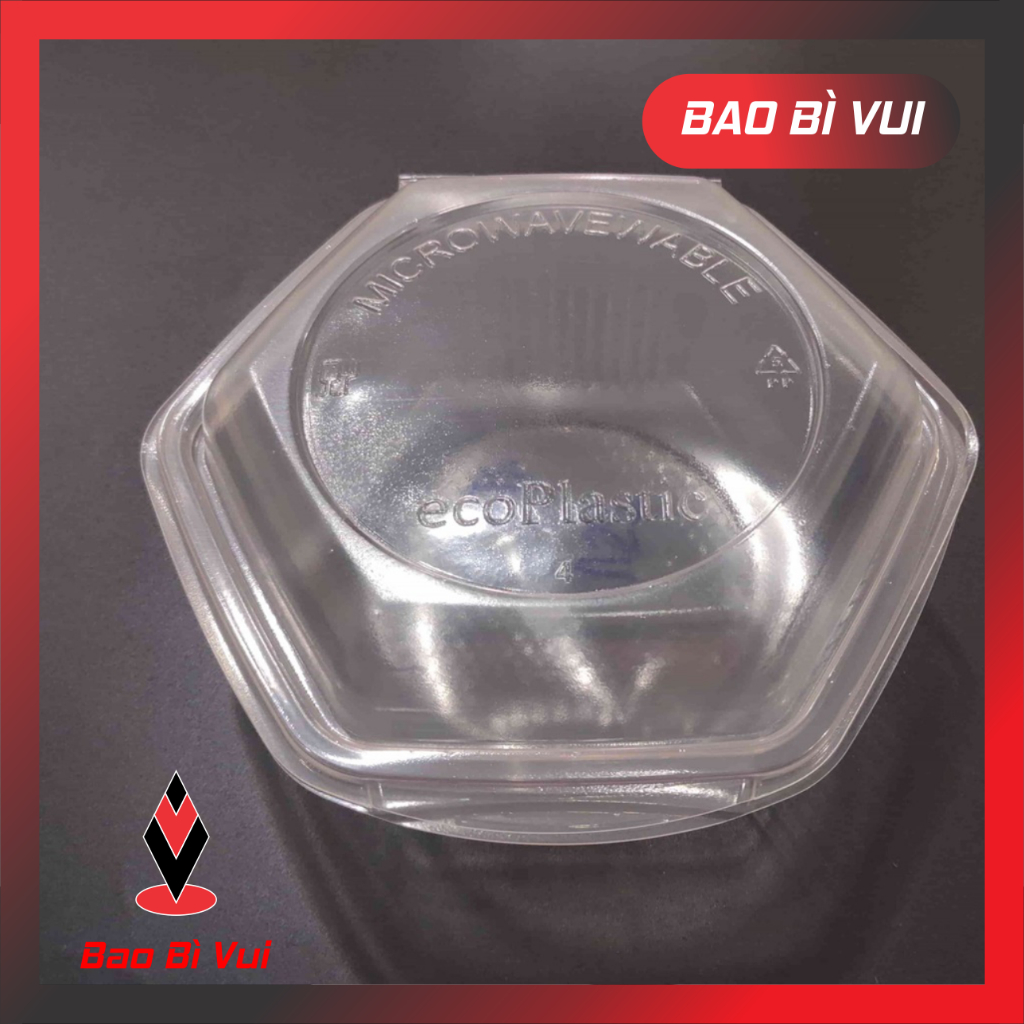 [ Lốc 100 cá] Hộp lục giác 750ml - BAO BÌ VUI