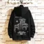 Áo Hoodie Nỉ bông Thu Đông TRƠN Phối Nón To In Chữ DOMINION màu Xám/Đen K