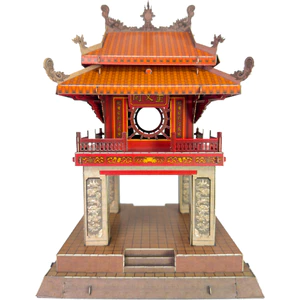 BỘ LẮP RÁP MÔ HÌNH GIẤY 3D KHUÊ VĂN CÁC HÀ NỘI - TAYTA DIY