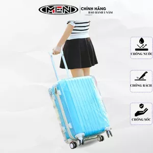 HCM Trùm bọc vali trong suốt nhựa dẻo PVC và vải không dệt 20-24-28 inch M.E.N [CAO CẤP]