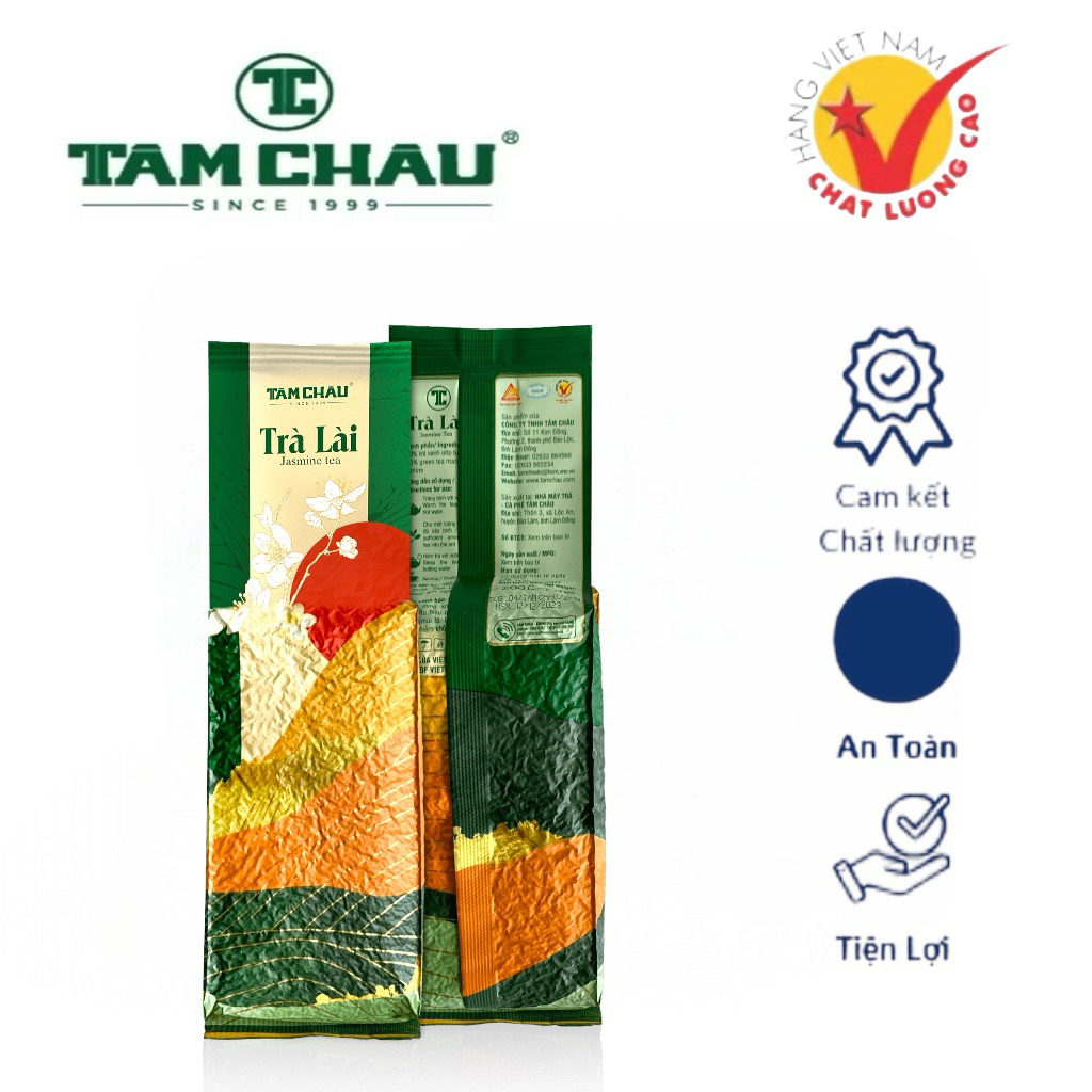 [TÂM CHÂU] Trà Lài Cao Cấp Tâm Châu Bao Nhôm Gói 200g