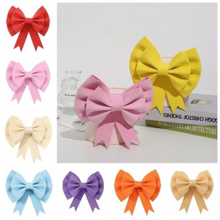 Nơ xốp pastel 20cm đủ màu trang trí noel,decor gói quà, gắn vào giỏ hoa, phụ kiện trang trí handmade { H }