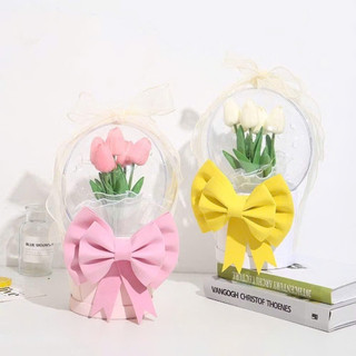 Nơ xốp pastel 20cm đủ màu trang trí noel,decor gói quà, gắn vào giỏ hoa, phụ kiện trang trí handmade { H }