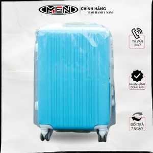 Túi bọc vali nhựa trong 18-20-22-24-26-28-30 inch trơn và có viền đen M.E.N chống nước {FREESHIP}