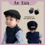 Mũ nồi thêu BOSTON + mũ lưỡi trai chất cotton mềm cho bé 1-2 tuổi