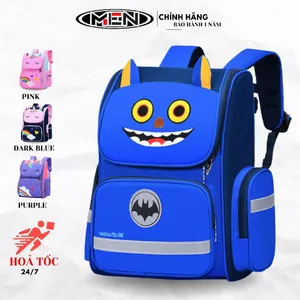 Balo học sinh chống gù lưng cho trẻ cấp 1 cấp 2 hình ngựa pony phản quang cao cấp [BẢO HÀNH 1 NĂM]