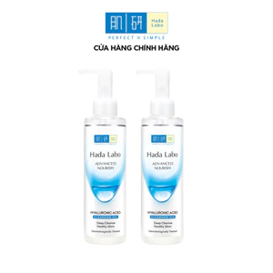 Combo 2 Dầu tẩy trang dưỡng ẩm Hada Labo Advanced Nourish Hyaluron Cleansing Oil 200ml